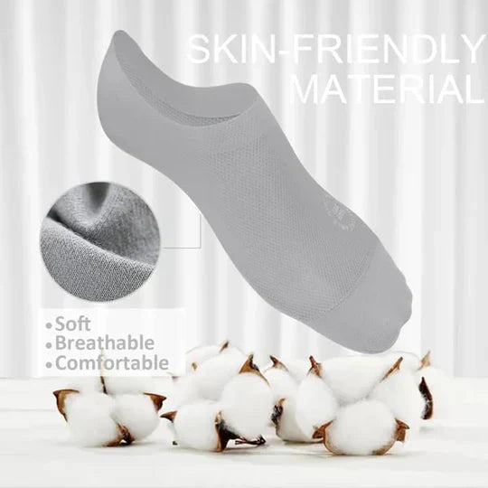 No-show socks ultra-thin (4 pairs) | Non-slip grip, invisible in sneakers &amp; slippers | Seamless &amp; breathable