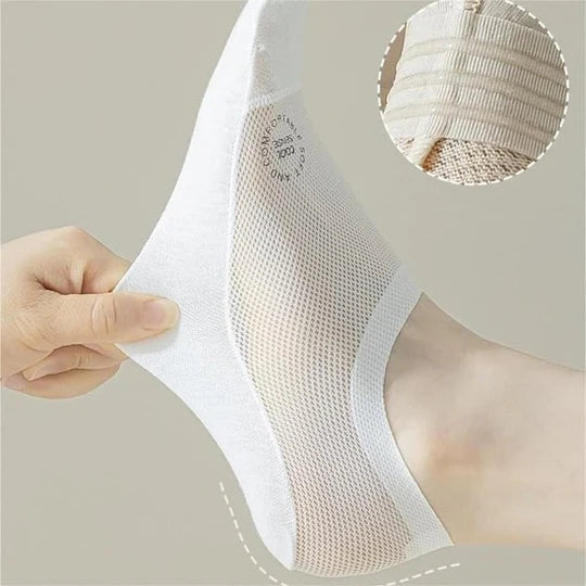 No-show socks ultra-thin (4 pairs) | Non-slip grip, invisible in sneakers &amp; slippers | Seamless &amp; breathable