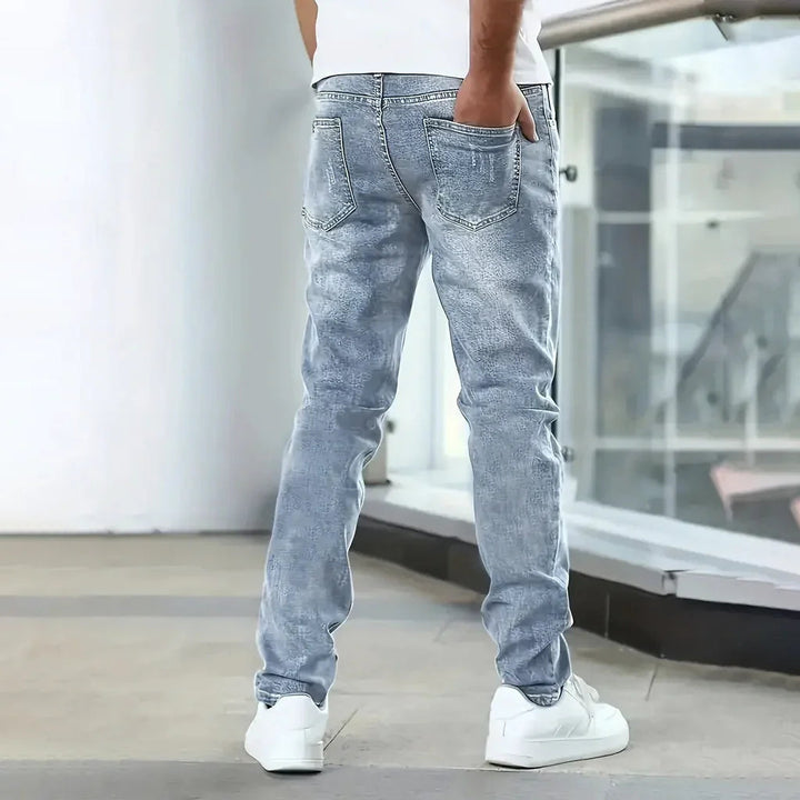 Herren Stretch Jeans | Flexible Denim Freizeithose aus Baumwollmischung für Komfort und Alltag
