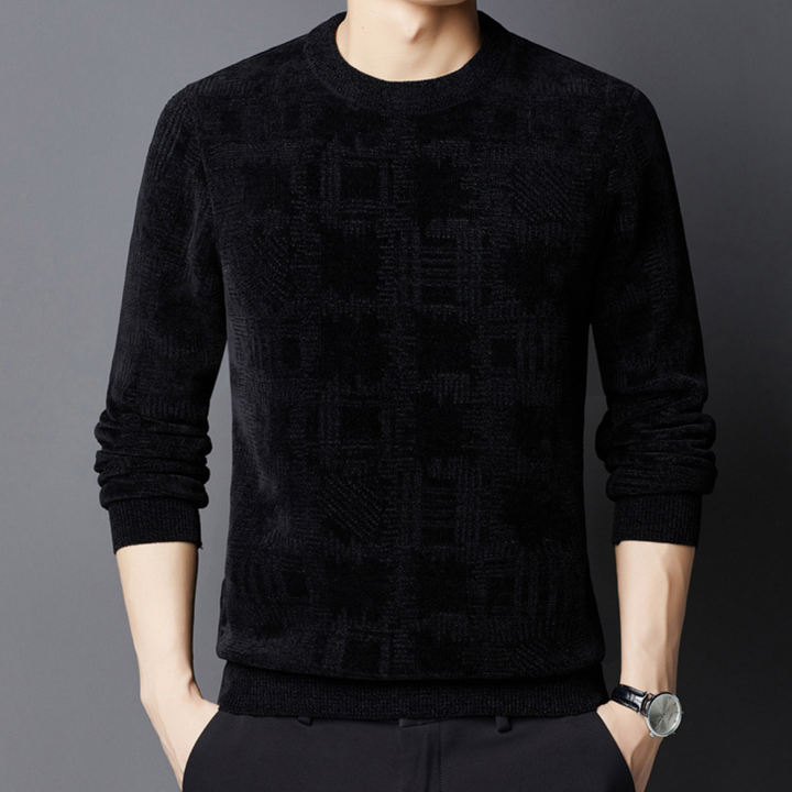 Herren Winterpullover klassisch und warm | Atmungsaktiver Pullover mit bequemer Passform für Büro, Freizeit und Alltag