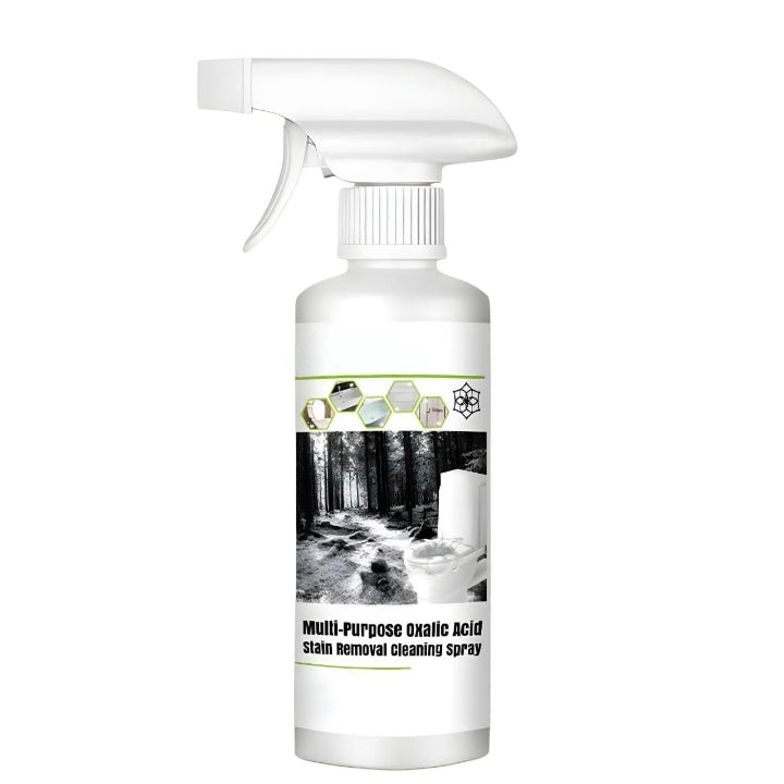 Oxalsäure Reinigungs-Spray gegen Rost &amp; Kalk | Kraftreiniger für WC, Waschbecken, Fliesen &amp; Fugen | Entfernt Ablagerungen &amp; Urinstein