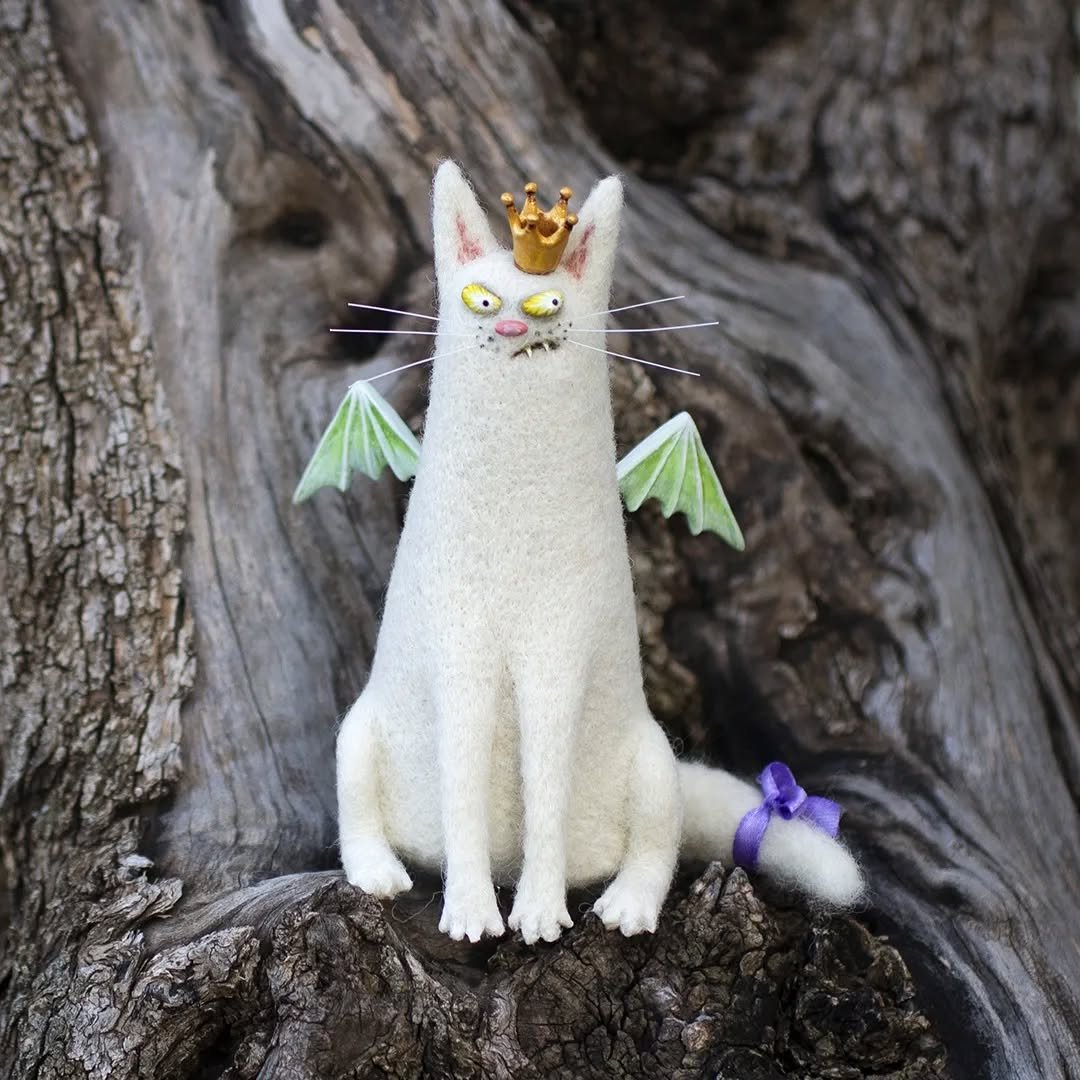 🎁Gyapjúfilc társak – különc kézzel készített kísérők🐱