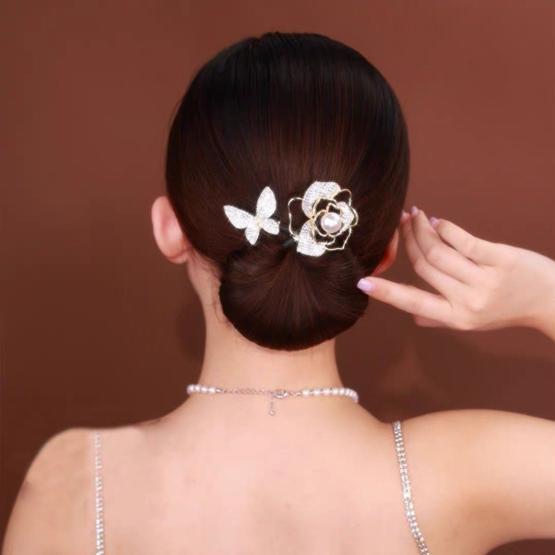 Haarstyling Dutt-Maker aus Stoff | Schneller Dutt &amp; Half-Up Look ohne Haarnadeln | Für dünnes &amp; dickes Haar | Komfortabler Halt