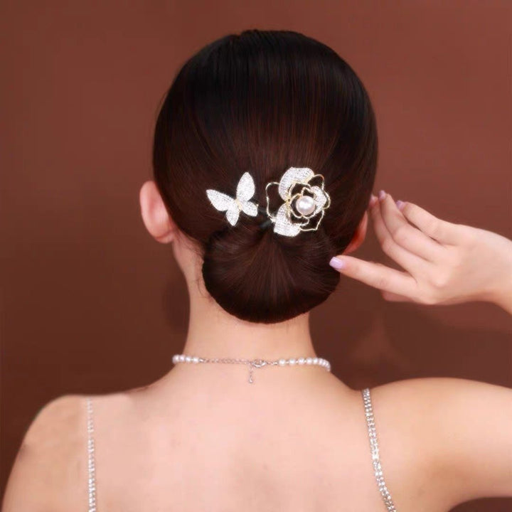 Haarstyling Dutt-Maker aus Stoff | Schneller Dutt &amp; Half-Up Look ohne Haarnadeln | Für dünnes &amp; dickes Haar | Komfortabler Halt