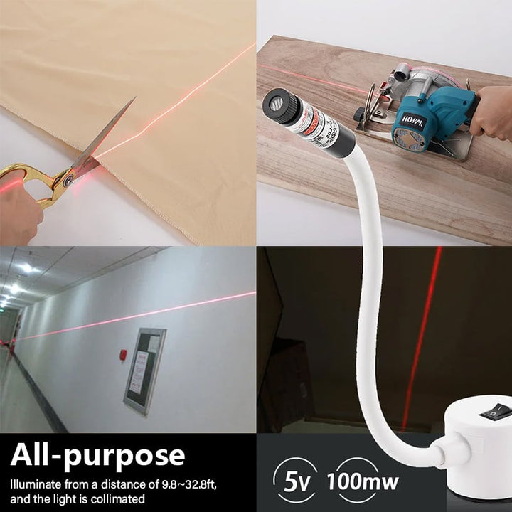 Guide de couture laser avec aimant | Coutures droites sans marquage | Laser ligne/croix/point pour machine à coudre &amp; surjeteuse