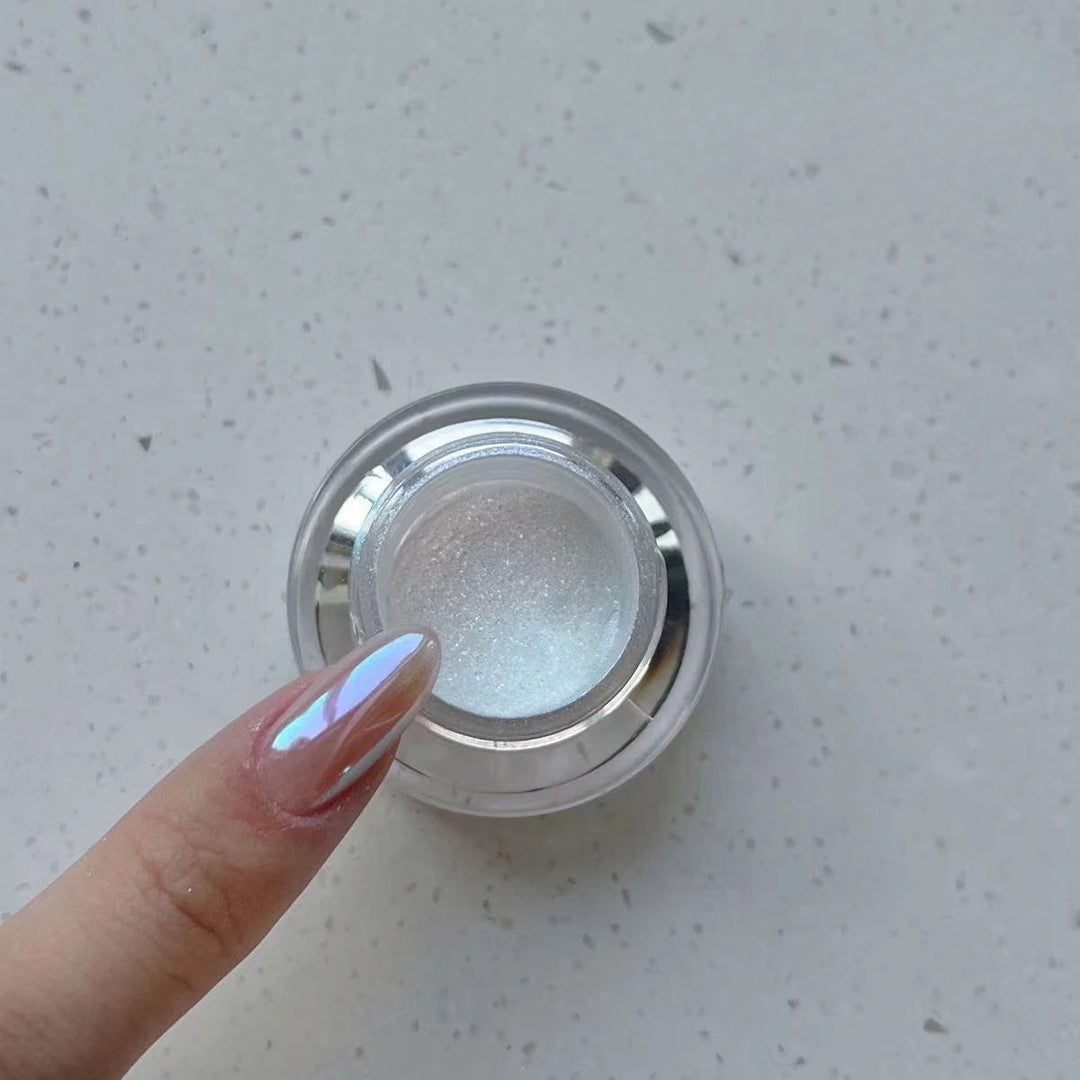 Poudre chrome pour ongles avec effet miroir | Effet métal liquide en minutes | Pigment intense, longue tenue | Pour gel et top coat