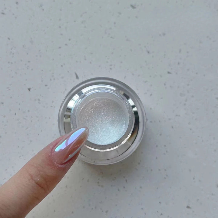 Poudre chrome pour ongles avec effet miroir | Effet métal liquide en minutes | Pigment intense, longue tenue | Pour gel et top coat