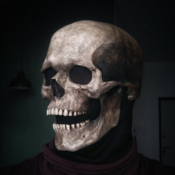 DeathVeil™ masque crâne — Effraie chaque pièce avec un réalisme incomparable et un confort toute la nuit