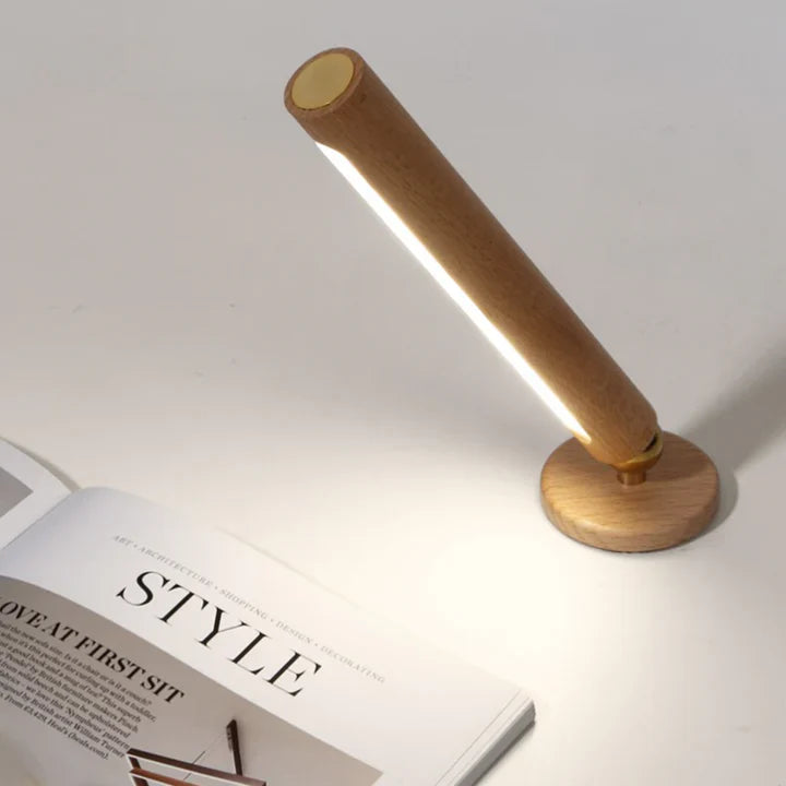 SpinStrahl™ Lampada girevole in legno