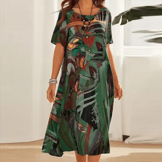 Elizabeth – Robe élégante à motif floral
