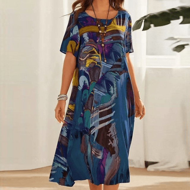 Elizabeth – Robe élégante à motif floral