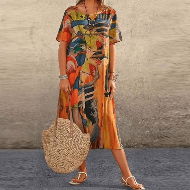 Elizabeth – Robe élégante à motif floral