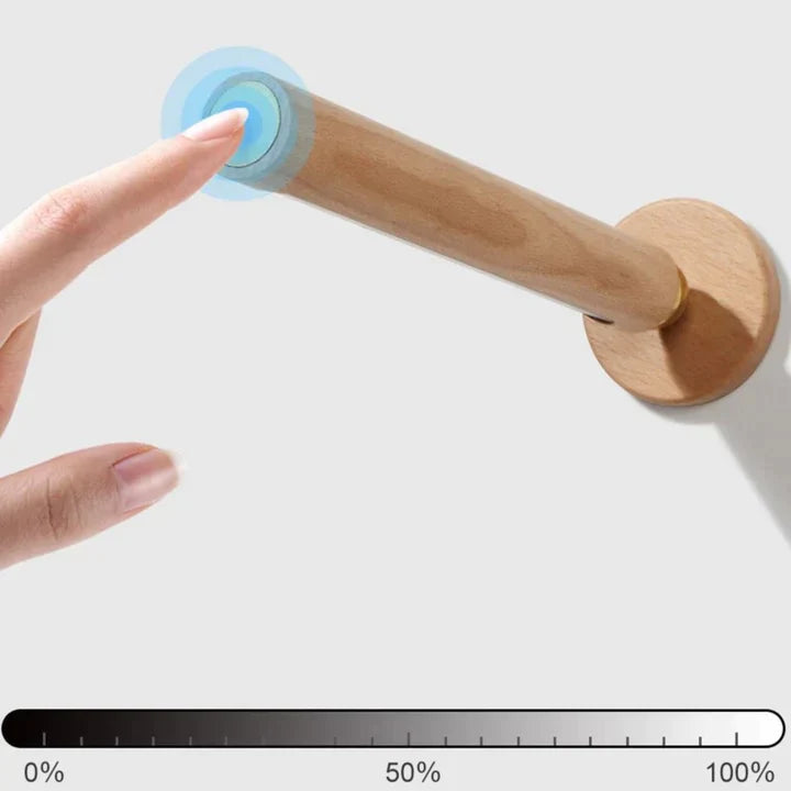 SpinStrahl™ Lampada girevole in legno