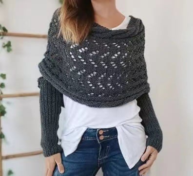 Damen Komfortschal im Lagen-Look | Weich &amp; elegant für Alltag &amp; Büro | Vielseitig tragbar, ideal für Übergang &amp; Winter