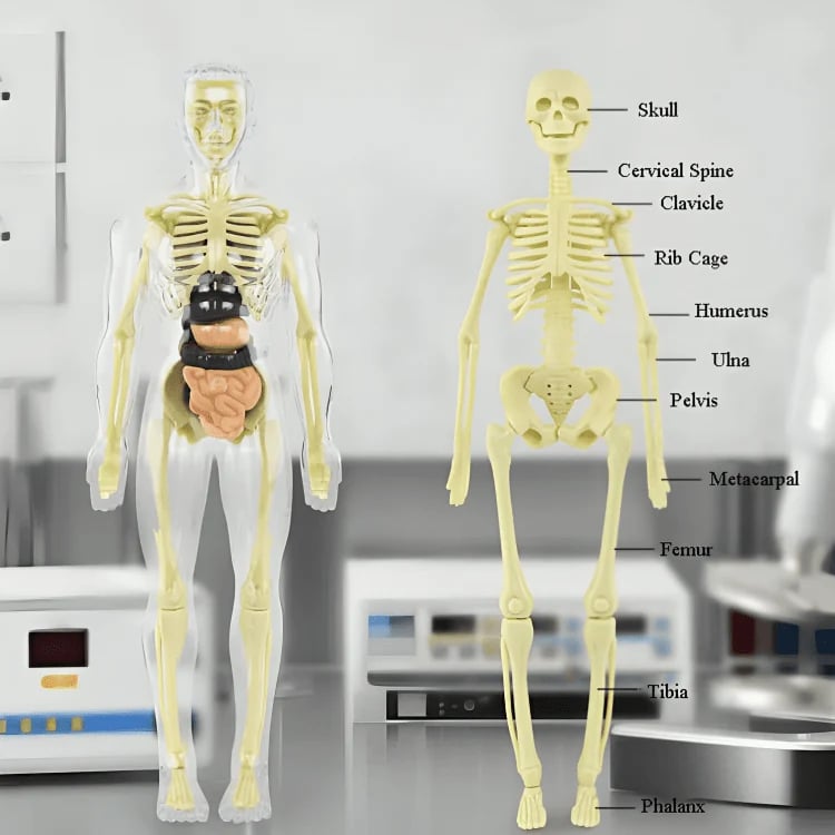 AnatoView – 3D priehľadný model štruktúry tela