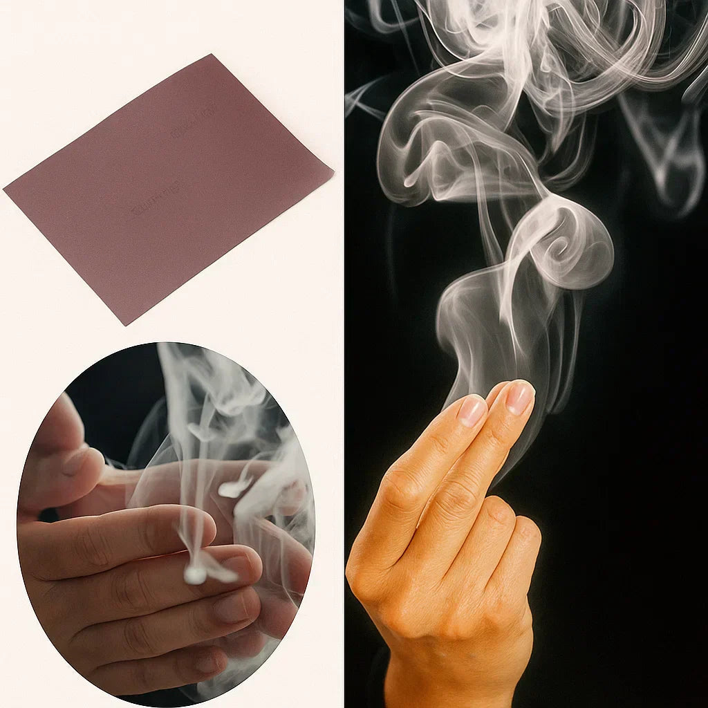 Rauchkarten Zaubertrick Set 10 Stück | Smoke Gimmick für Magie, Fotos &amp; Videos | Kompakte Effektkarten für Close-Up-Magie