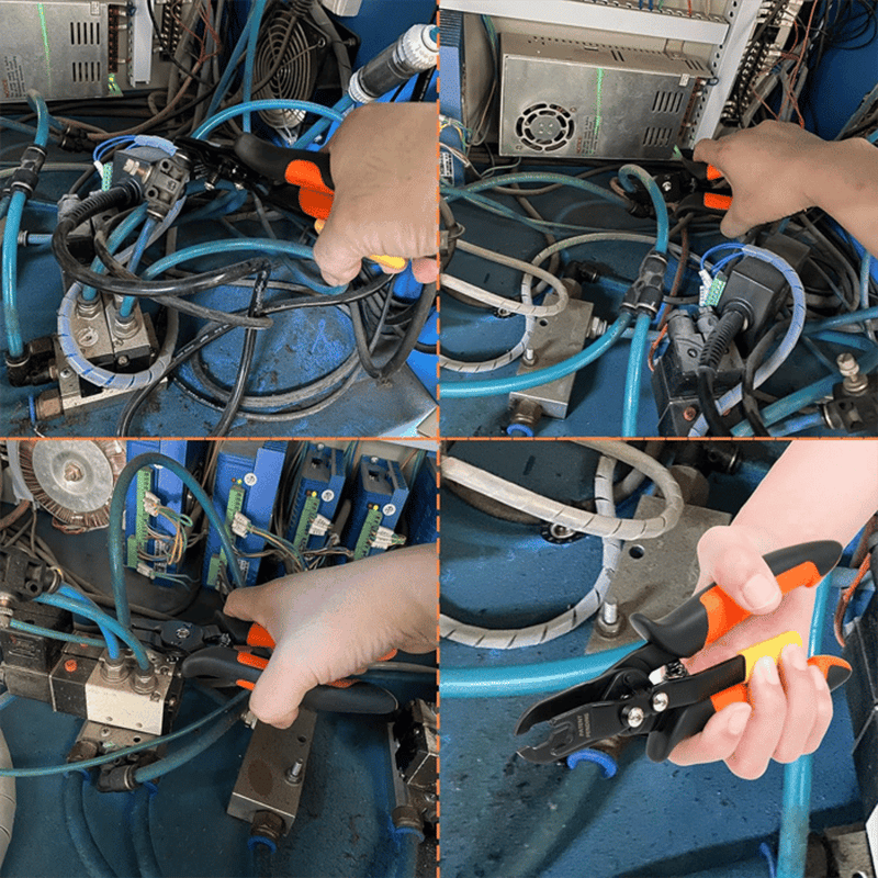 Schlauchkupplungs-Zange für Push-Pull-Verbinder | 6 mm &amp; 8 mm | Werkzeug für Auto, Motorrad &amp; enge Stellen