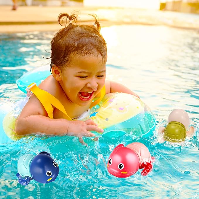 TinyTide - Interaktives Schildkröten-Badespielzeug-Set