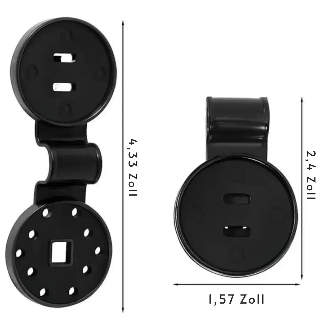 Gartenclips für Schattensegel &amp; Netze | Robuste Befestigungsklemmen mit Drehverschluss | Für Sichtschutz, Netze &amp; Abdeckplanen | Kompakt &amp; Wiederverwendbar