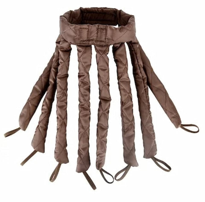 Hitzefreies Lockenband aus Satin &amp; Baumwolle – LuxeCurlPro für Locken über Nacht | Schonend, bequem | Für kurz bis langes Haar