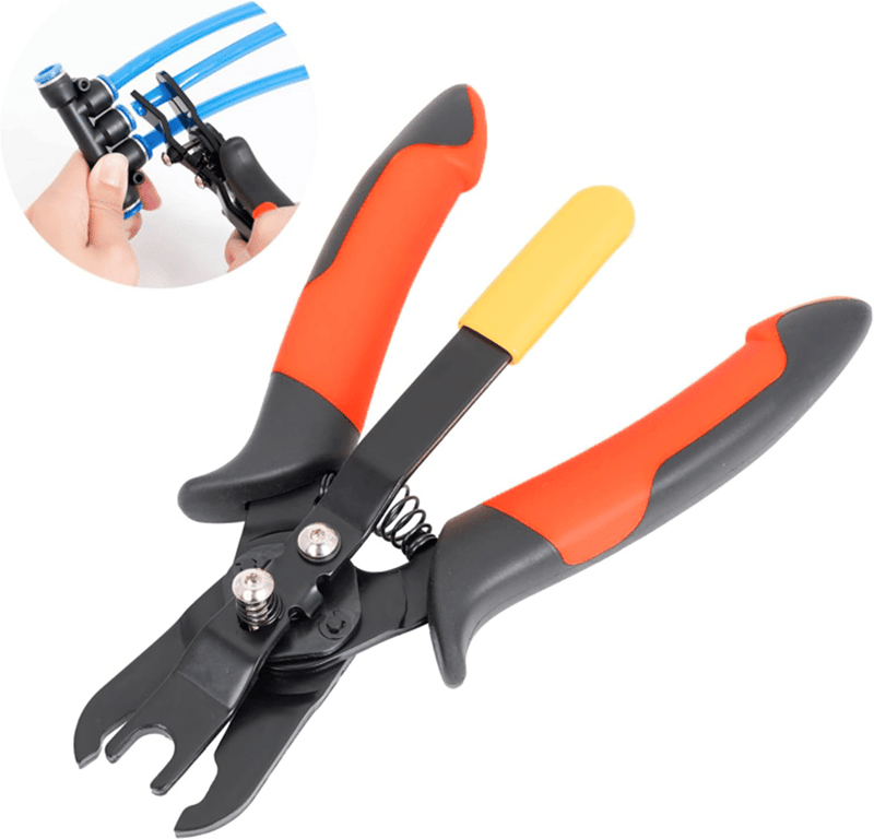 Schlauchkupplungs-Zange für Push-Pull-Verbinder | 6 mm &amp; 8 mm | Werkzeug für Auto, Motorrad &amp; enge Stellen