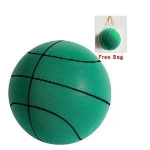 Weich &amp; Leise Basketball | PU-Schaum Indoor-Ball | Geräuscharm, Möbelfreundlich &amp; Federnd | inkl. Netztasche