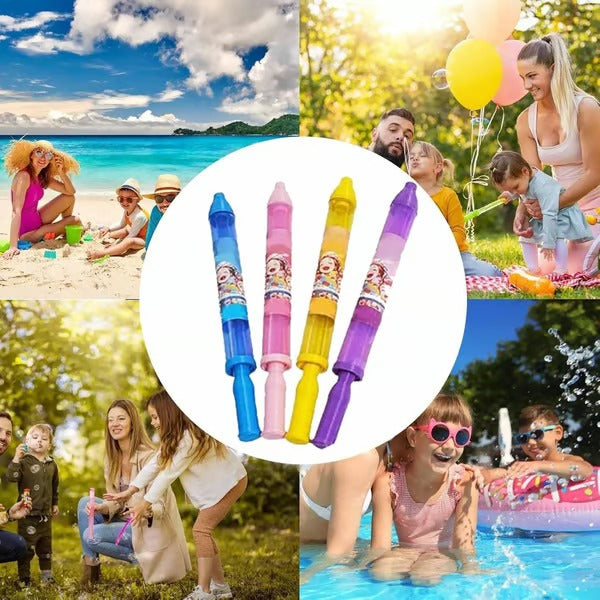 Wasserspritzspielzeug mit Feuerwerks-Effekt | Pump-Design zum Ziehen &amp; Spritzen | Extra großes Wasservolumen | 45 cm | ab 3 Jahren