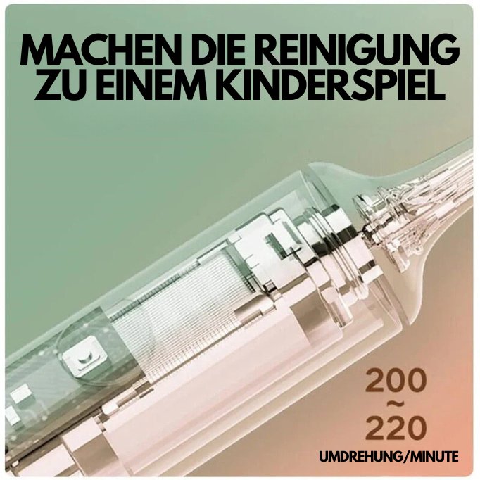 Elektrische Flaschenbürste mit 360° rotierenden Silikonborsten – CleanNest | BPA-frei, kratzfrei | inkl. Wechselaufsätze