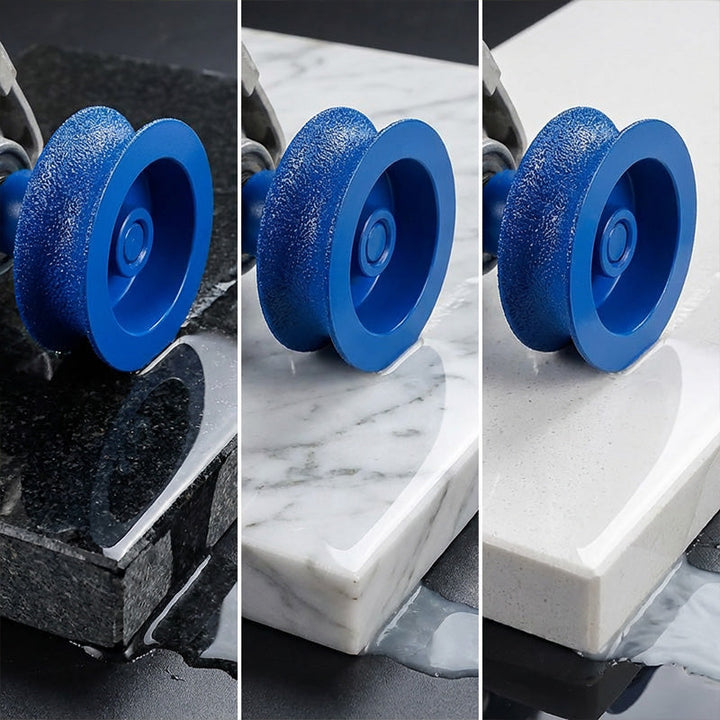 Diamantschleifscheibe 74 mm | Schleifscheibe für Winkelschleifer zur Kantenbearbeitung von Granit, Marmor und Beton