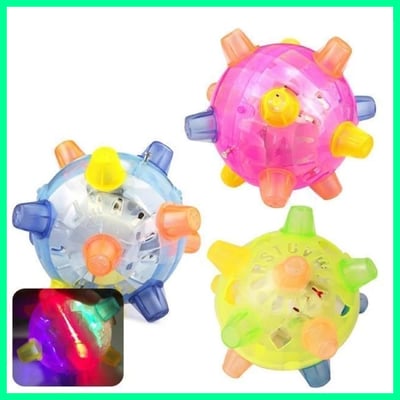 Interactive Dog Ball | Bouncing &amp; Light-Up | With Sound Function | BPA-Free &amp; Durable