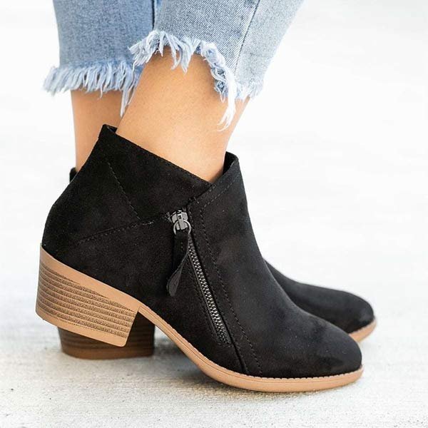 Mikka™ Bottes stylées en cuir de haute qualité