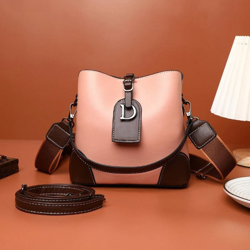 Damen Schultertasche Retro aus PU 21×19×12 cm | Mehrere Fächer &amp; Magnetverschluss | Verstellbare Riemen, viele Farben