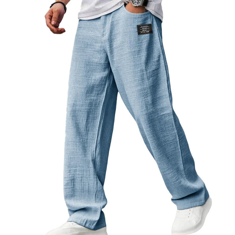 Herren Sommerhose | Luftige Freizeithose mit lockerem Schnitt und tiefen Seitentaschen für warme Tage