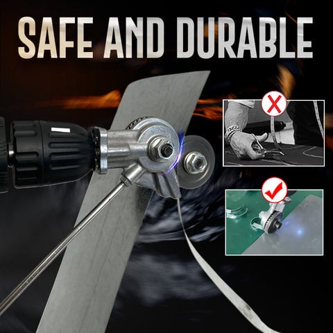 DrillShear – embout électrique de coupe métal pour perceuses