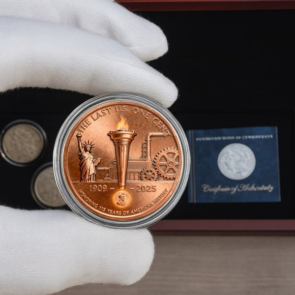 ⏰ Black Friday – zeitlich begrenztes Angebot – Lincolns letzter Penny – 11/12 aus der Philadelphia-Prägeanstalt – Limitierte Auflage Sammlermünze