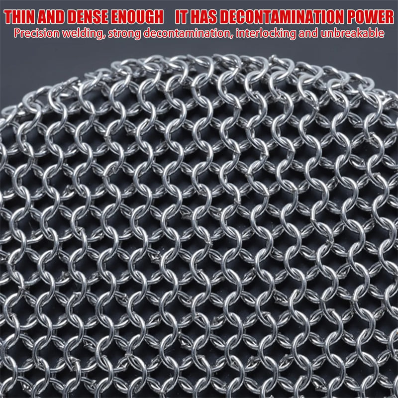 SteelScrub™ ergonomic stainless steel scrubber