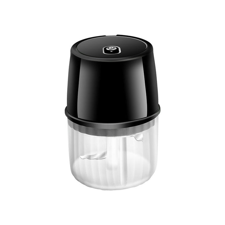 Elektrischer Mini-Zerkleinerer 250 ml | Kabelloser Knoblauch- und Gemüsehacker mit Edelstahlklingen und USB-Ladefunktion