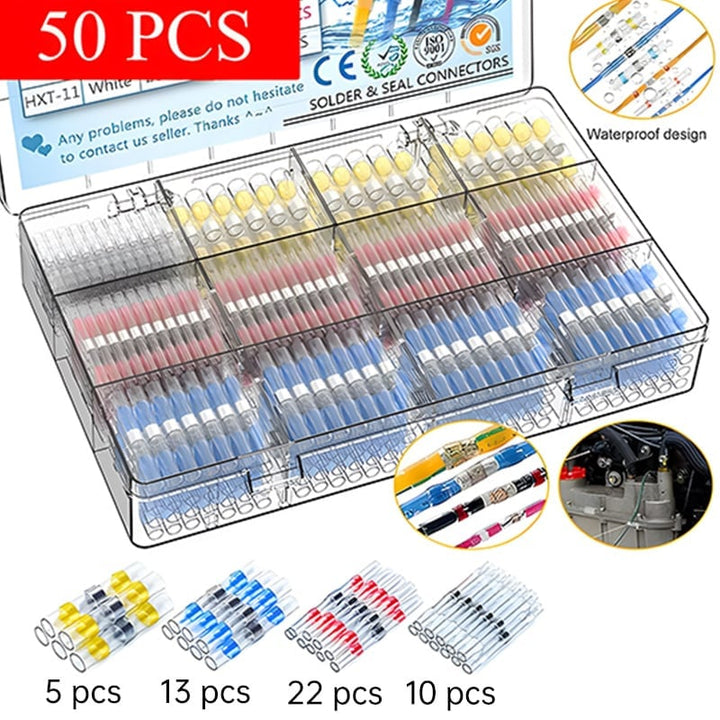 AquaSeal - Kit de connecteurs thermorétractables étanches