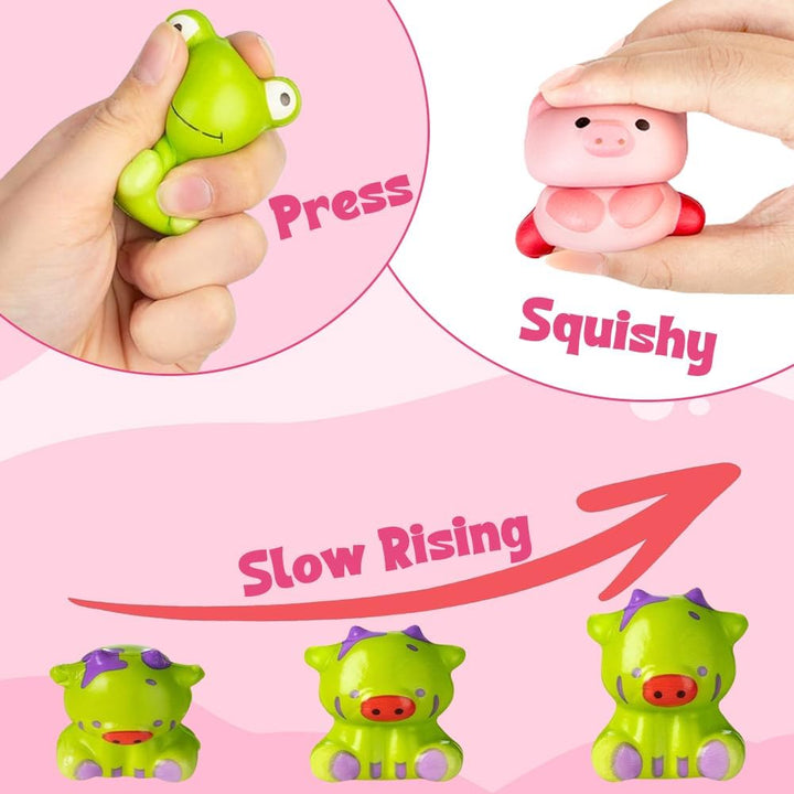 🔥Easter best gift 50% OFF-🎁24 pieces filled Easter eggs slowly rising squishy toys