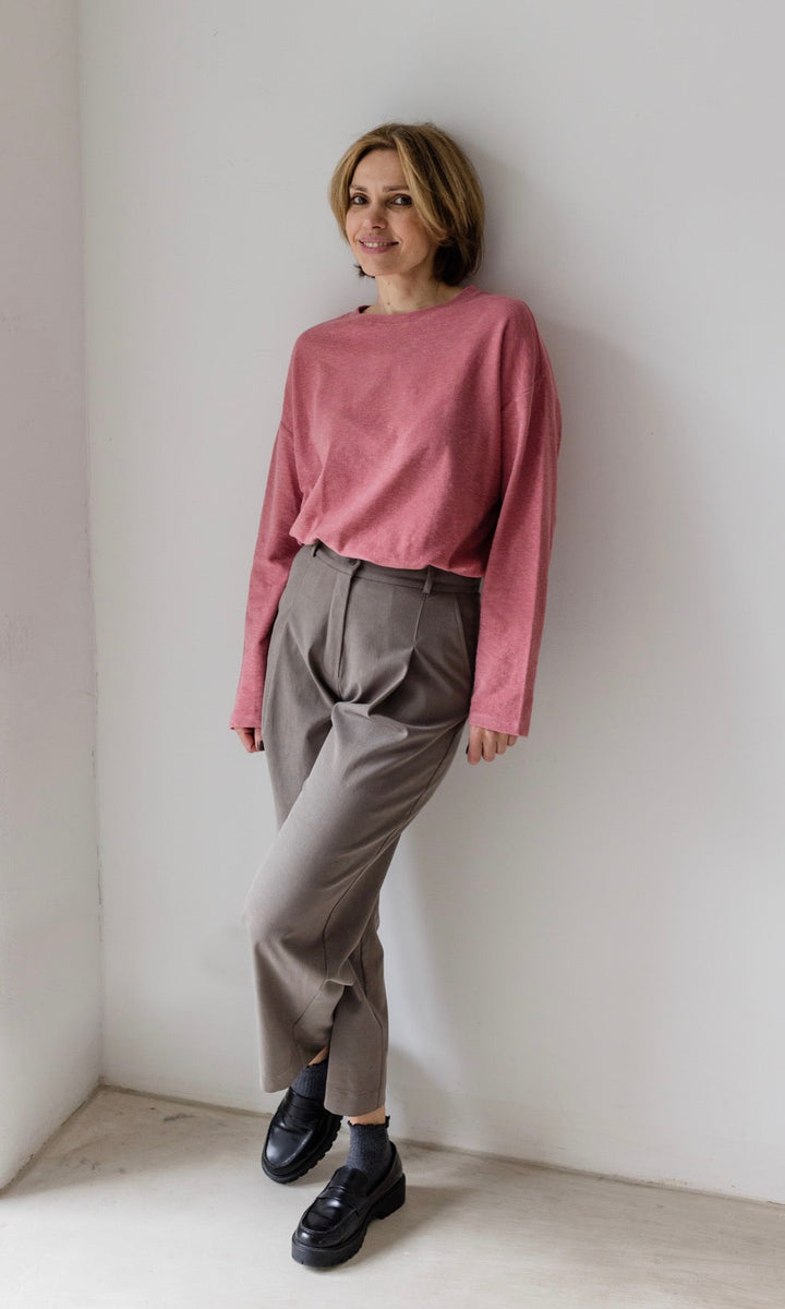 Bundfaltenhose | Klassische Hose mit Faltenbund für Damen