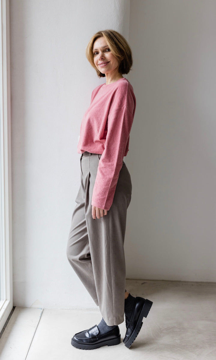 Bundfaltenhose | Klassische Hose mit Faltenbund für Damen