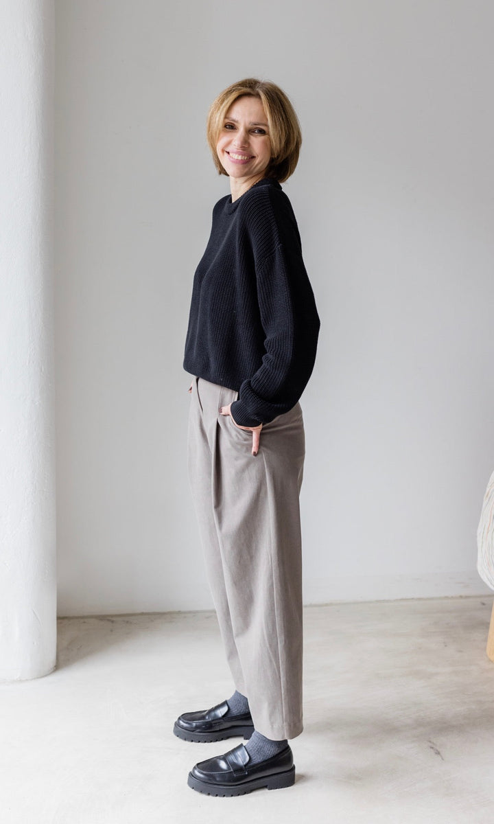 Bundfaltenhose | Klassische Hose mit Faltenbund für Damen