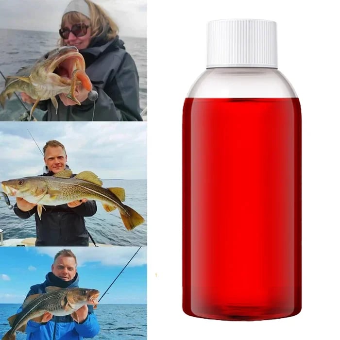 Fishing bait fabric red worm scent | Ultra-fine flavor cloud for more bites | For fresh &amp; saltwater | Environmentally friendly