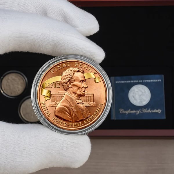 ⏰ Black Friday – zeitlich begrenztes Angebot – Lincolns letzter Penny – 11/12 aus der Philadelphia-Prägeanstalt – Limitierte Auflage Sammlermünze