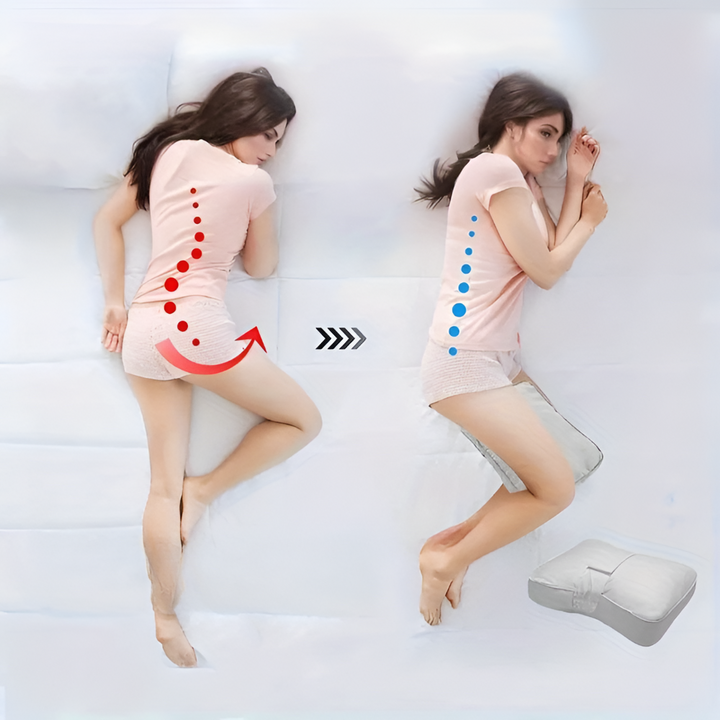 Polvityyny muistivaahdosta kylkiasentoon nukkujille – lievittää polvia &amp; lantiota | Ergonominen sydämen muoto, hengittävä päällinen | Rauhalliseen uneen