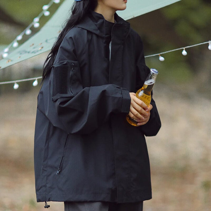 Softshelljacke | Wasserdichte Outdoor-Jacke mit Kapuze
