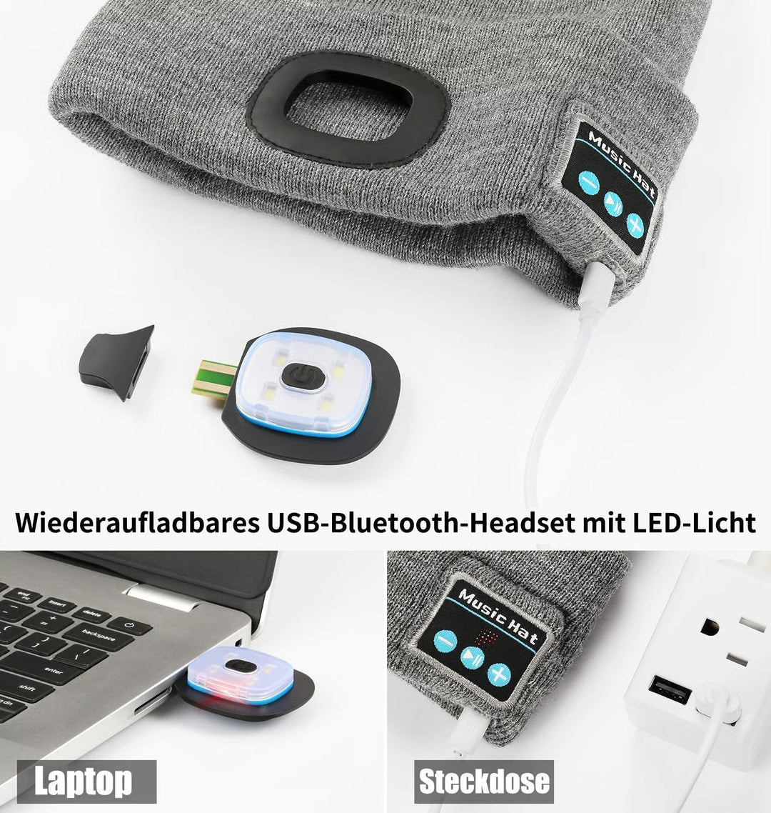 GlowCap™ Hands-free night vision