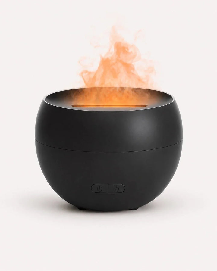 Aroma Diffusor | Flammenähnlicher Ultraschall-Diffusor mit LED-Licht und 150 ml Wassertank