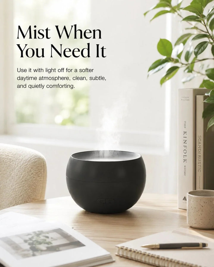 Aroma Diffusor | Flammenähnlicher Ultraschall-Diffusor mit LED-Licht und 150 ml Wassertank