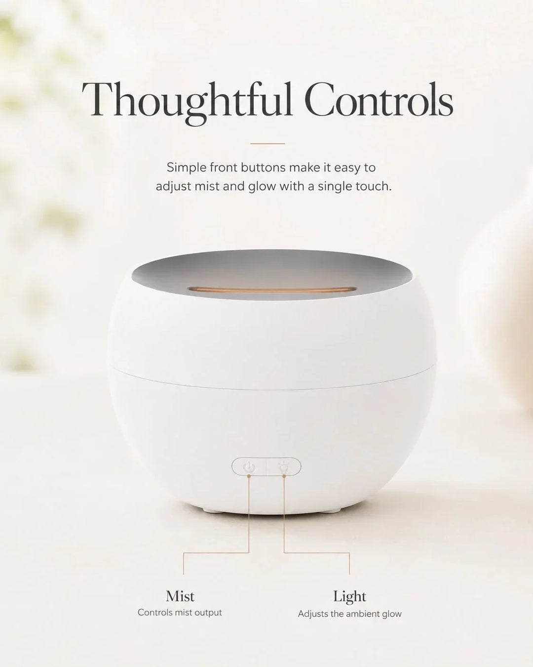 Aroma Diffusor | Flammenähnlicher Ultraschall-Diffusor mit LED-Licht und 150 ml Wassertank